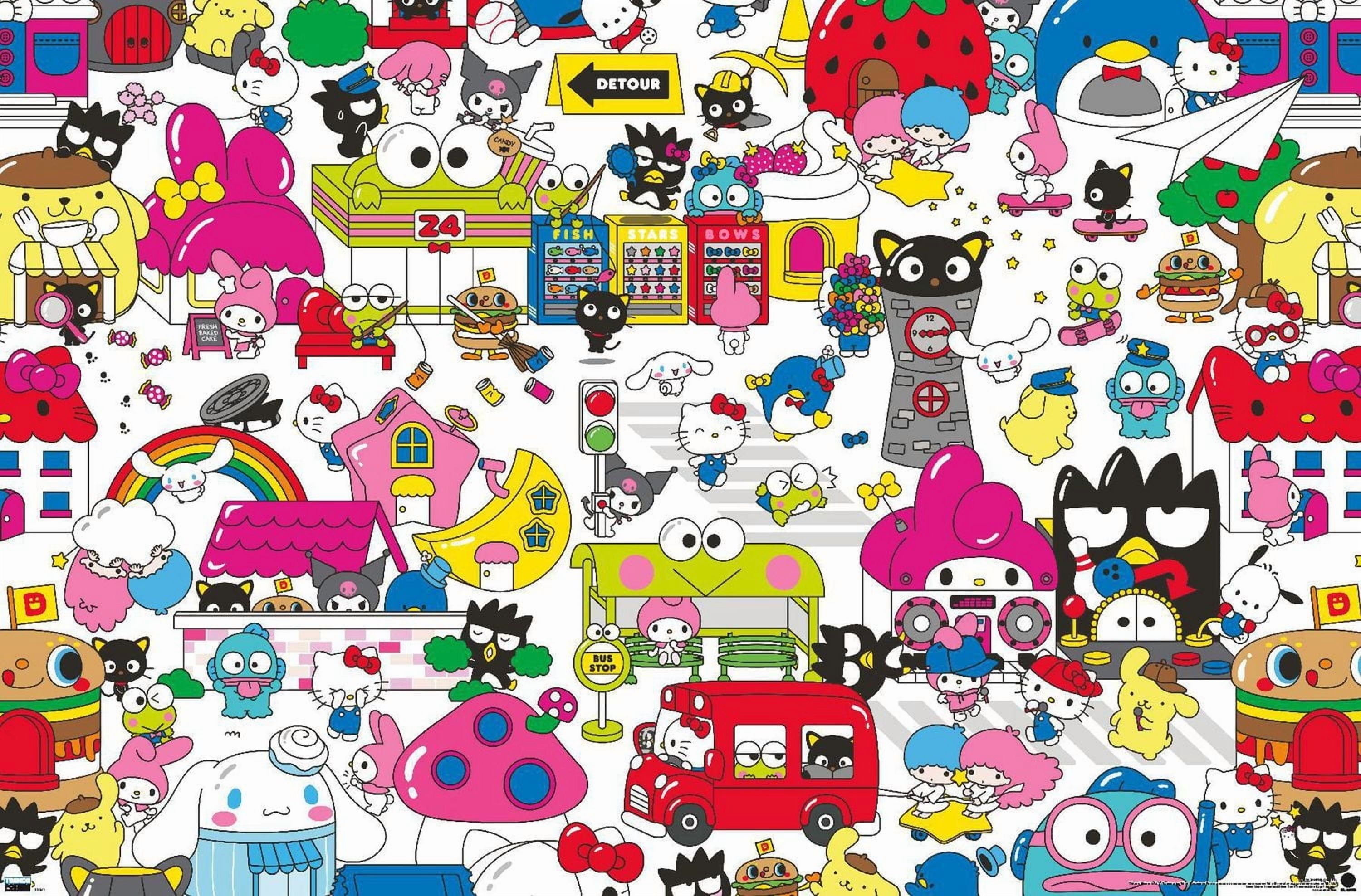 Hello Kitty and Friends: Hello - Group Wall Poster, 22.375" x 34"