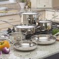 thumbnail image 3 of Cuisinart 77-10 Chef's Classic Stainless 10-Piece Cookware Set,Silver, 3 of 5