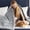 Light Grey, variant on Duvet Insert King Size - Lightweight Comforter, Quilted Cooling Duvet Insert, Down Alternative Summer Comforter with 8 Tabs, Ultra Soft Blanket, Striped, King