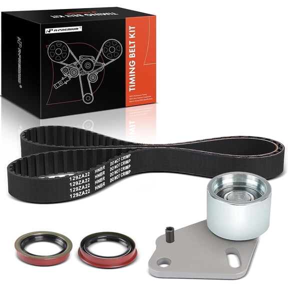 A-Premium Engine Timing Belt Kit Compatible with Ford Mustang Ranger Fairmont Granada LTD Aerostar Courier Thunderbird Pinto & Mercury Bobcat Capri Marquis Zephyr & Merkur XR4Ti - 2.0L 2.3L
