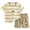 Khaki, variant on Toddler Baby Boy Clothes 12 18 24 Month 2T 3T Summer Outfit Retro Farm Tractor Tee Shirts T-Shirt + Shorts Set Size 2-3 Years
