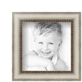 thumbnail image 2 of ArtToFrames 4" x 4" Silver Square with Beads Picture Frame, 4x4 inch Silver Wood Poster Frame (WOM-5286),  Pack, 2 of 8
