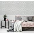 thumbnail image 4 of Arthouse Marjorie Silver Trellis Wallpaper, 4 of 7