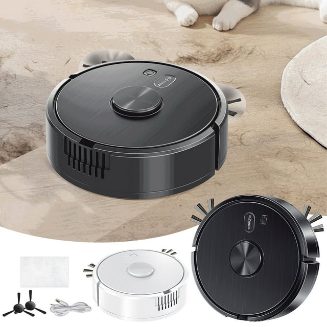 Xihbxyly Robot Barredor Inteligente, Aspirador y Trapeador Multifuncional, Limpieza Silenciosa y Eficiente, Carga Rápida, Uso Doméstico, Empaque Ideal para Regalo, Cobertura de 70-90 M².