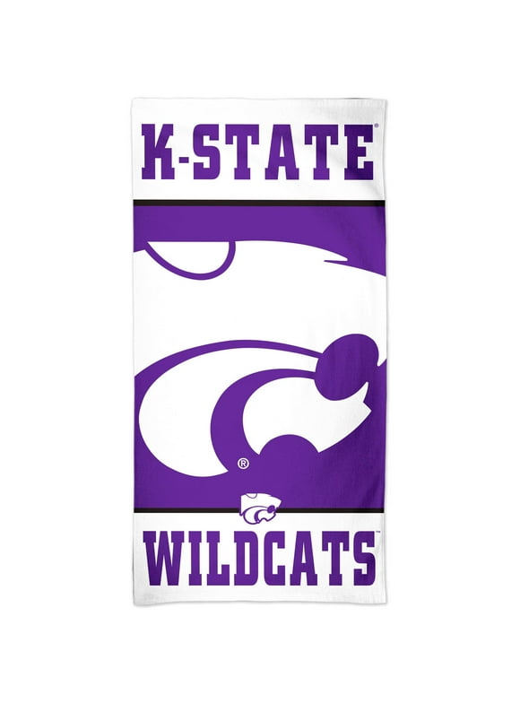 WinCraft Kansas State Wildcats 30" x 60" Team Logo Spectra Beach Towel