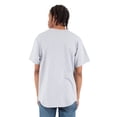thumbnail image 2 of Adult 7.5 oz., 100% US Cotton Baseball Jersey - HEATHER GREY - XL, 2 of 2