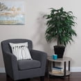 thumbnail image 4 of Vickerman 4' Artificial Mango Bush, Square Willow Basket., 4 of 4