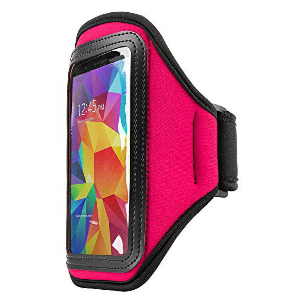 Vangoddy Waterproof,Adjustable Padded, Fitness Running Armband for Medium to Large Built Arms, fits Android / iPhone up to 5in