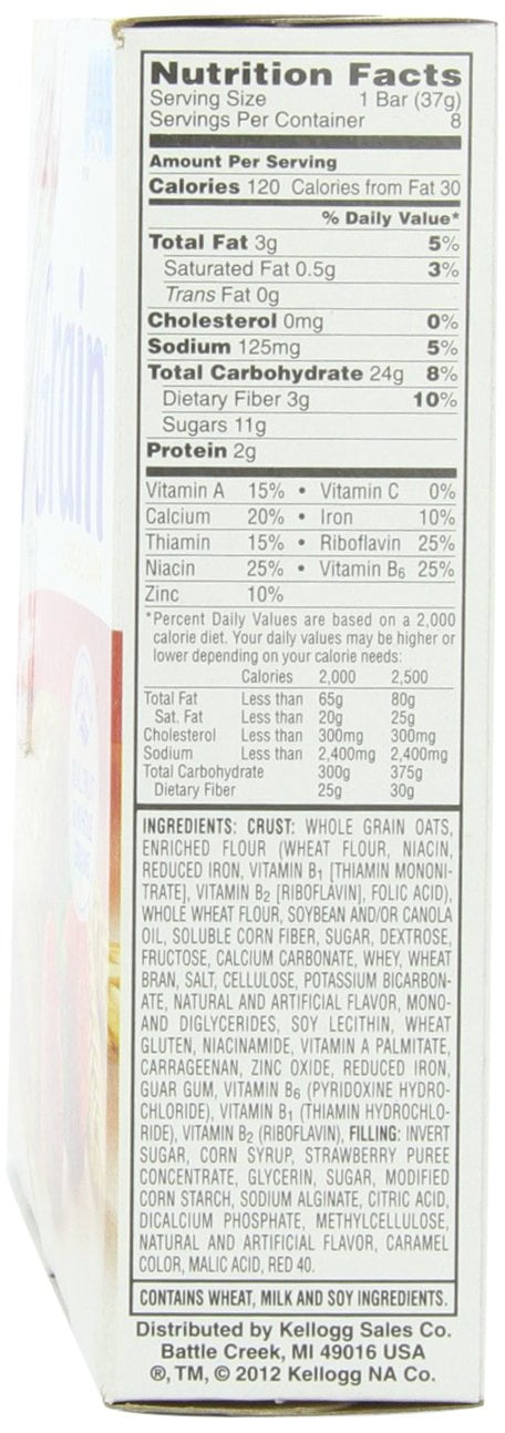 Nutri-Grain Strawberry Chewy Soft Baked Breakfast Bars (Pack of 3)