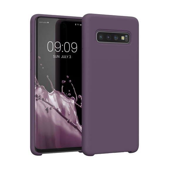 kwmobile Case Compatible with Samsung Galaxy S10 Case - TPU Silicone Phone Cover with Soft Finish - Pale Iris
