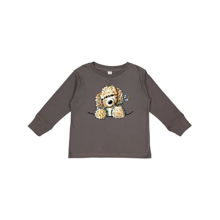 

Inktastic Irish Cream Doodle Boys or Girls Long Sleeve Toddler T-Shirt