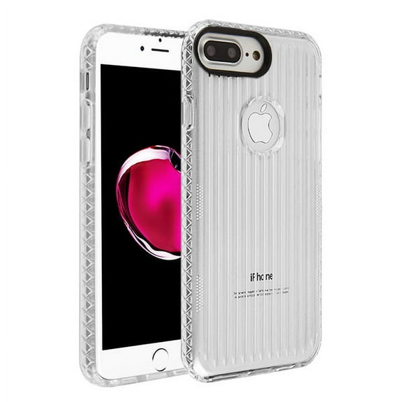 Apple iPhone 8 PLUS/ 7 PLUS /6s PLUS /6 PLUS Phone Case Hybrid Rubber Silicone Flexible TPU Protective Ultra Slim Shell Rugged Bumper Cover Heavy Duty Transparent Clear Case for iPhone 7/8 /6s/6 PLUS