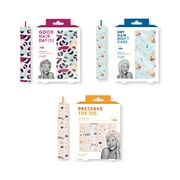 6-PACK Danielle Shower Caps, Leopard, Rainbow, Frenchie