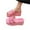 Pink |#18, variant on Women's Suede Platform Beach Slippers,Comfortable Slip-On Wedge Sandals, Open-Toe Fish Mouth Design, Summer Casual Dress Heels (Pink,36)