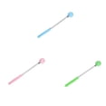 thumbnail image 1 of thinsony Massage Tools Multi-purpose Massager Stick Golf Ball Shaped Spring Hammer Fatigue Relief for Neck Back Relaxation Pink, 1 of 9