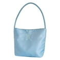 thumbnail image 4 of Bolso de hombro de nailon para mujer jinwen Hobo gran capacidad cumpleaños Azul, 4 of 7