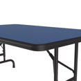 thumbnail image 4 of Correll Cfa3048Px-37 . 75 Inch High-Pressure Top Folding Tables - Adjustable Height - Blue, 4 of 4