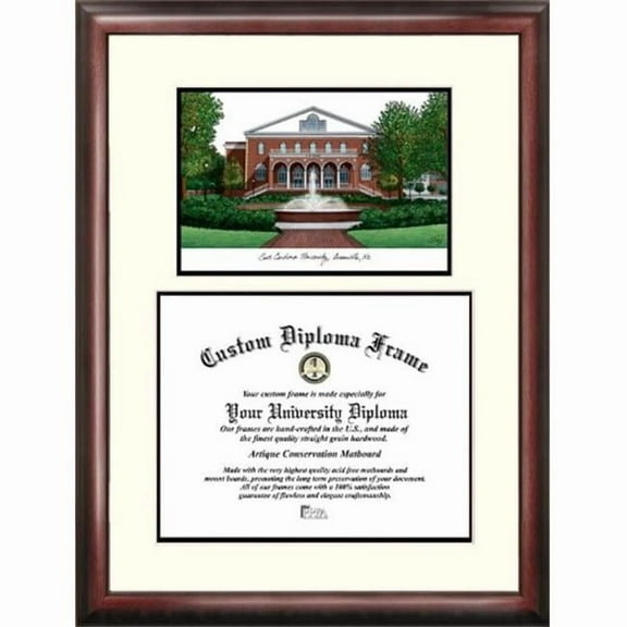 Campusimages NC995LV East Carolina University Legacy Scholar Diploma Frame