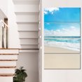 thumbnail image 1 of Plage de Mer contre les Vagues - Impression sur Toile, 1 of 3