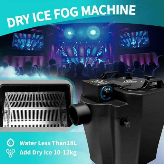 6000W High - Performance Dry Ice Fogger with 18L Reservoir & 10 - 12KG Capacity - Precise Temperature Control for Stage, Party & Event Use