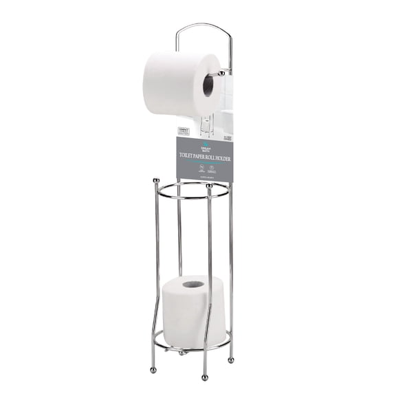 American Dream Home Goods Freestanding Toilet Paper Holder with Toilet Paper Storage, Bathroom Organizer Dispenser