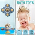 thumbnail image 2 of Jouet de Bain à Ventouse pour Bébés, Design d'Animal Rotatif avec Ventouse, Jeu Sensoriel Imperméable pour Tout-Petits, 2 of 9