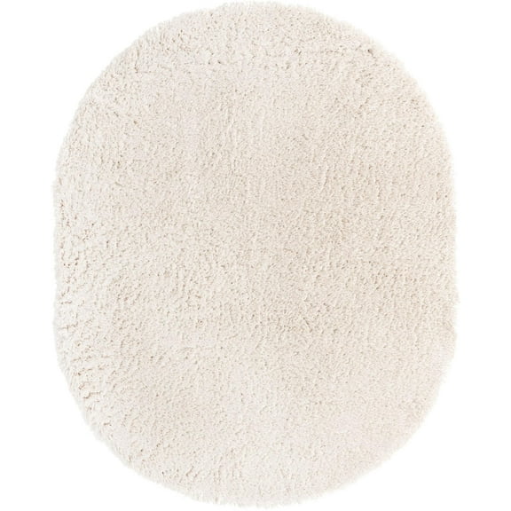 Unique Loom Marilyn Monroe Opulence Shag Collection Area Rug - (7' 10" x 10' Oval Blonde)