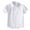 D01-White3, variant on FYDUU Girls Short Sleeve Button Down Shirts School Uniform Tops Peter Pan Collar Blouse Solid Color Stylish Kids Big Girls Performance Outfit Fashionable Cute