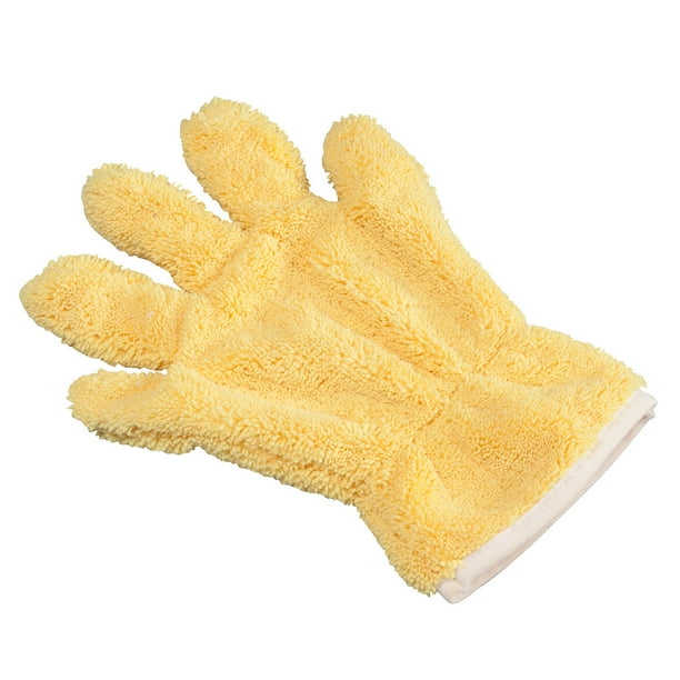 Microfiber Dusting Glove, Clean HardtoReach Areas, Machine Washable