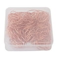 thumbnail image 1 of 100Pcs Heart Shaped Paper Clips Iron Decorative Paperclips Set Perfect for Marking Books Notebooks Clipboards in Office School or Home Use, 1 of 7