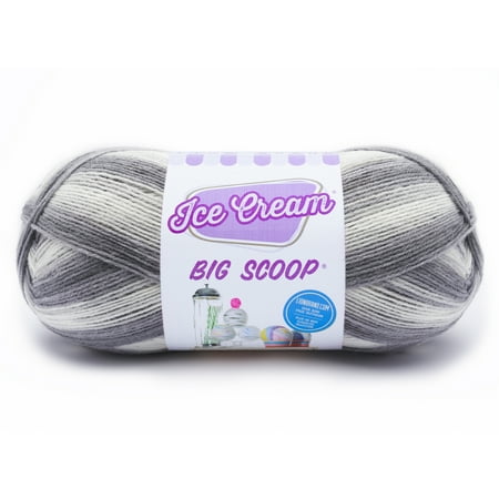 UPC: 0842093107613 | Lion Brand Yarn Ice Cream Big Scoop Cookies & Cream Light Acrylic Multi-color Yarn 1 Pack