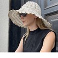 thumbnail image 4 of Women's Vintage Foldable Sun Hat Beach Garden Travel UV Protection/Beige, 4 of 6