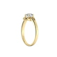 thumbnail image 3 of 6.00MM D-F VS Moissanite Engagement Ring (0.68 ct Moissanite Weight, 0.75 ct dew) Round Shape 14K Gold, 3 of 7