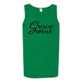 thumbnail image 2 of Wild Bobby Grace Wins Script Inspirational/Christian Men Graphic Tank Top, Kelly, X-Large, 2 of 5