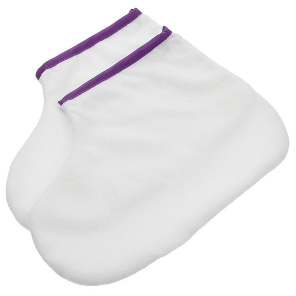 1 par de cubiertas para el cuidado de la cera, guantes para el cuidado de la cera, accesorios hidratantes para SPA, cubiertas para los pies