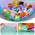 thumbnail image 5 of Unicorn Castle Stuffed Animals Net or Hammock Kids Toy Storage Organizer with LED Light Hanging Corner Stuffed Animals Holder Kids Girls Room Decor (Pack of 1), 5 of 10