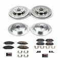 thumbnail image 3 of PowerStop Front and Rear Z23 Evolution Sport Carbon-Fiber Ceramic Brake Pad and Drilled & Slotted Rotor Kit Fits: INFINITI Select Models K8347, 3 of 5