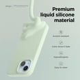 thumbnail image 3 of Funda de teléfono Elago compatible con iPhone 15 de silicona líquida, 3 of 6