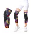 thumbnail image 1 of 1Pc Knee Brace Comfortable High Stretchy Honeycomb Design Protective Sport Gear Leg Knee Pad for Basketball, 1 of 7