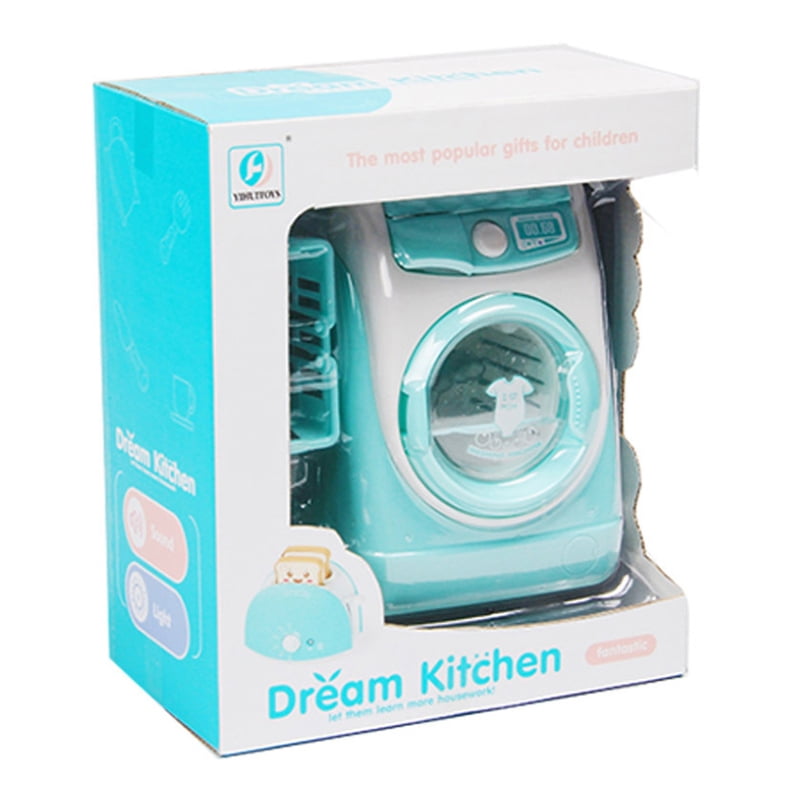 COLORTREE Housekeeping Playset Electric Iron& Washing Machine for Kids