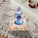 thumbnail image 3 of Orgonite Pyramid Amethyst Expel Evil Force Gather Fortune Jewelry Gift Gem Stone, 3 of 8