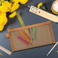 thumbnail image 3 of Djunllk Pencil Pouch - Minimalist Mesh Zipper Pouch Colorful Lightweight Portable Small Pencil Bag for Travel Office Stationary Organization, 3 of 4