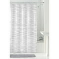 thumbnail image 4 of Oasis Waterproof PEVA Shower Curtain, 70" x 72", White, 4 of 5