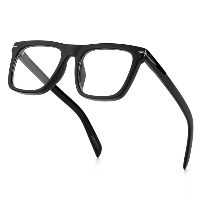Gafas Gleyemor con montura cuadrada unisex que bloquean la luz azul