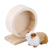 WALFRONT Hamster Petits Animaux Maison En Bois Drôle Roue Running Repose Nid Jouant Exercice Jouet, Hamster Nest, Hamster Maison