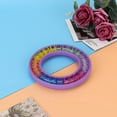 thumbnail image 2 of 24pcs Round Silicone Bobbin Storage Box Portable Organizer DIY Crafts Home Sewing Accessories, 2 of 4