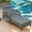 Gray Wicker/Gray Cushion, variant on VIVIJASON Outdoor Wicker Chaise Lounge Chair with Cushion, PE Rattan Patio Lounge Chair 77" Long, 6-Positions Adjustable Pool Reclining Sunbathing Chair with Armrest & Head Pillow for Poolside, Gray