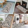 thumbnail image 5 of 2'x6' Rug Runners for Hallways Kitchen, Botanical Non Slip Entryway Beside Floor Carpet Runner, Vintage Mushroom Plant Herb Ferns Flower Washable Laundry Room Bedroom Throw Rugs Mat for Family Pet, 5 of 8