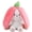 nanguaPink, variant on Carrot Rabbit Plush Toy, Soft Fluffy Bunny Stuffed Animal with Removable Carrot Hood, Cute Food-Themed Plushie for Kids & Adults, Perfect Gift for Birthday, Easter, Bunny Lover