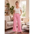 thumbnail image 2 of DOKOTOO Jeans for Women High Waisted Wide Leg Jeans with Ruffle Hem Trendy Stretchy Denim Loose Pants Straight Leg (Plus Sizes Available), 2 of 9